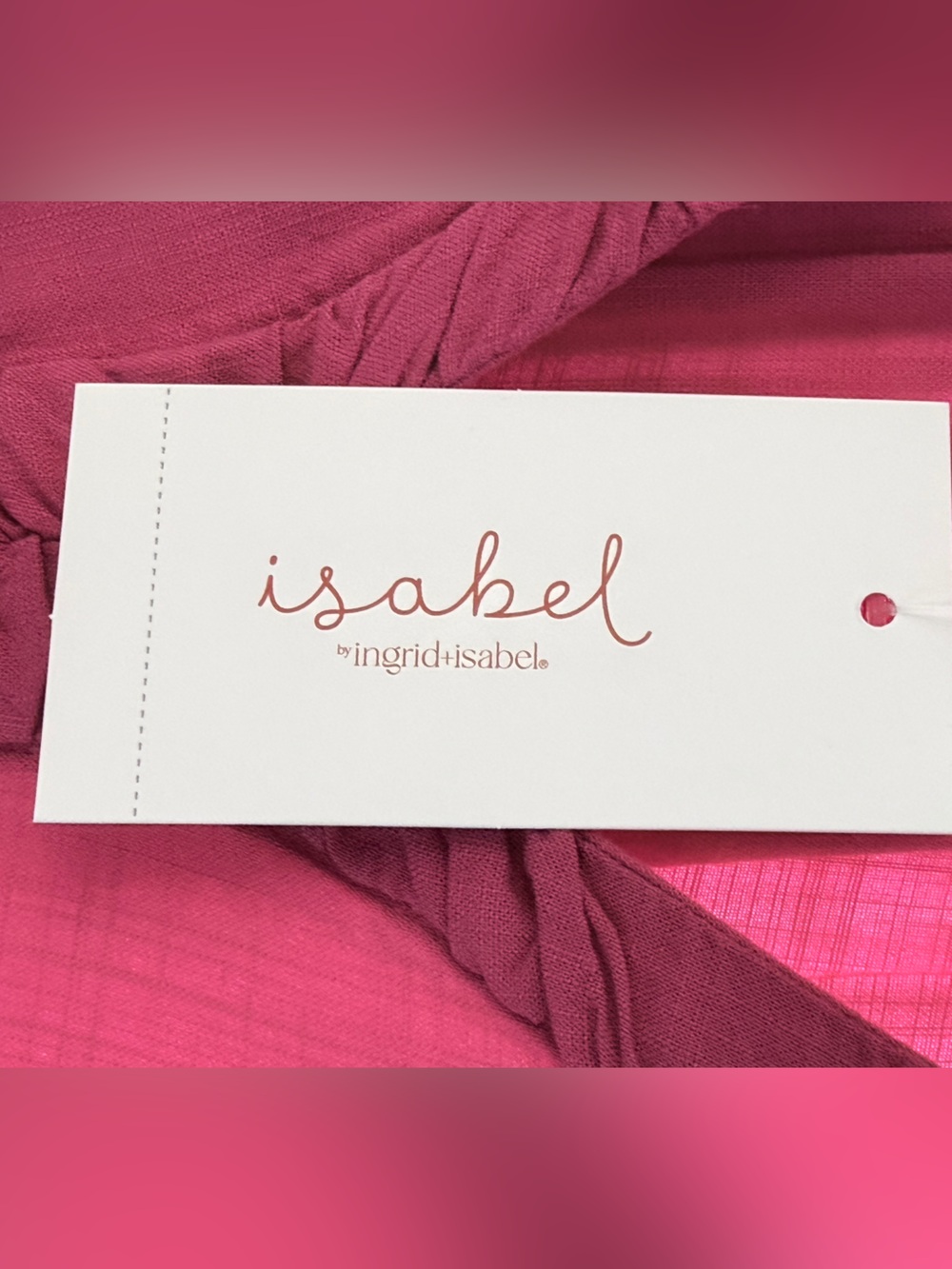 NWT | Ingrid & Isabel Fuchsia Maxi Dress Size Medium - Picture 4 of 8